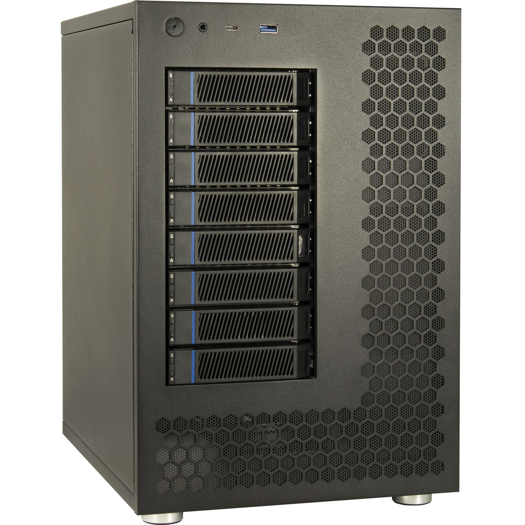 Inter-Tech NAS-8 carcasa para disco duro Negro 2.5/3.5