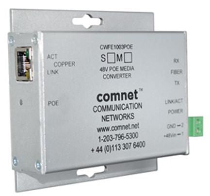 ComNet Media Converter 10/100Mbps CNFESFPMCPOE30/M
