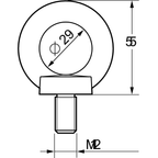 APC NSYSFEB - Schneider, Tornillo de ojo