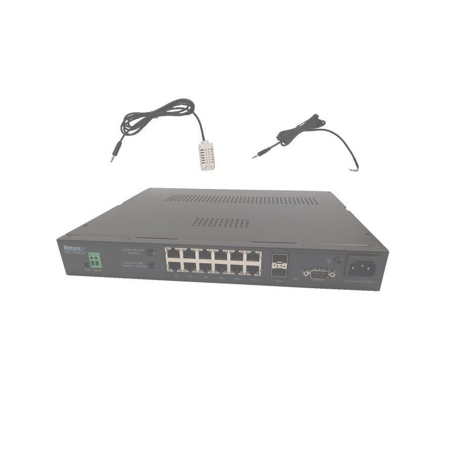Switch de red Netonix WISP 12 Puertos 2 SFP+ WS3-14-600-AC