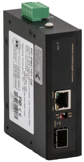 Barox Media converter for DIN rail, PC-PMC101-GE