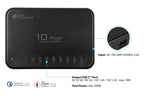 Alcasa PCA-D007S cargador dispositivo móvil Tablet Negro CA carga rápida vista 2