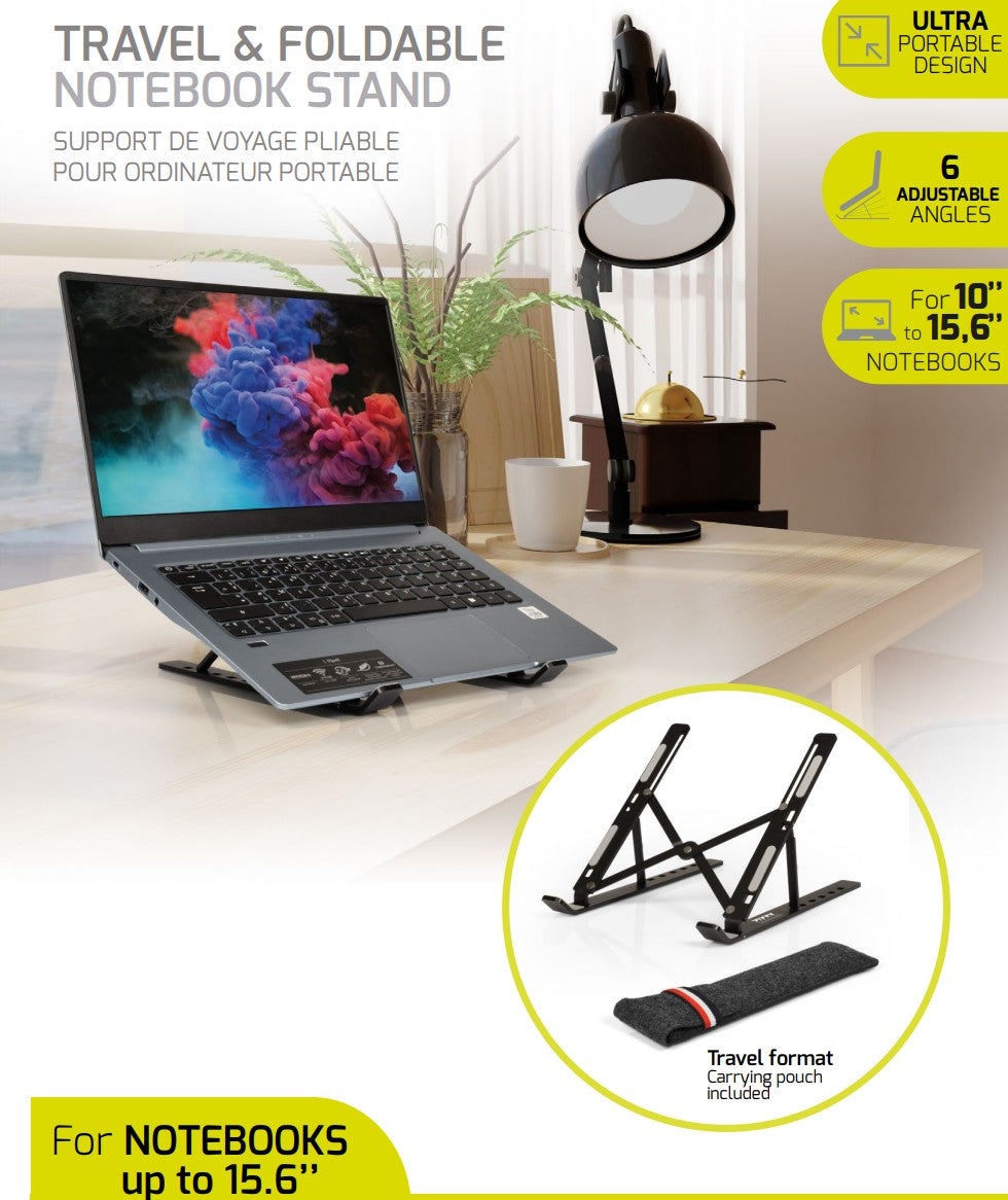 Port Designs Connect SOPORTE PARA PORTÁTIL DE VIAJE PLEGABLE
