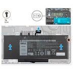 Dell Batería, 68WHR, 4 celdas, YPVX3 (2)