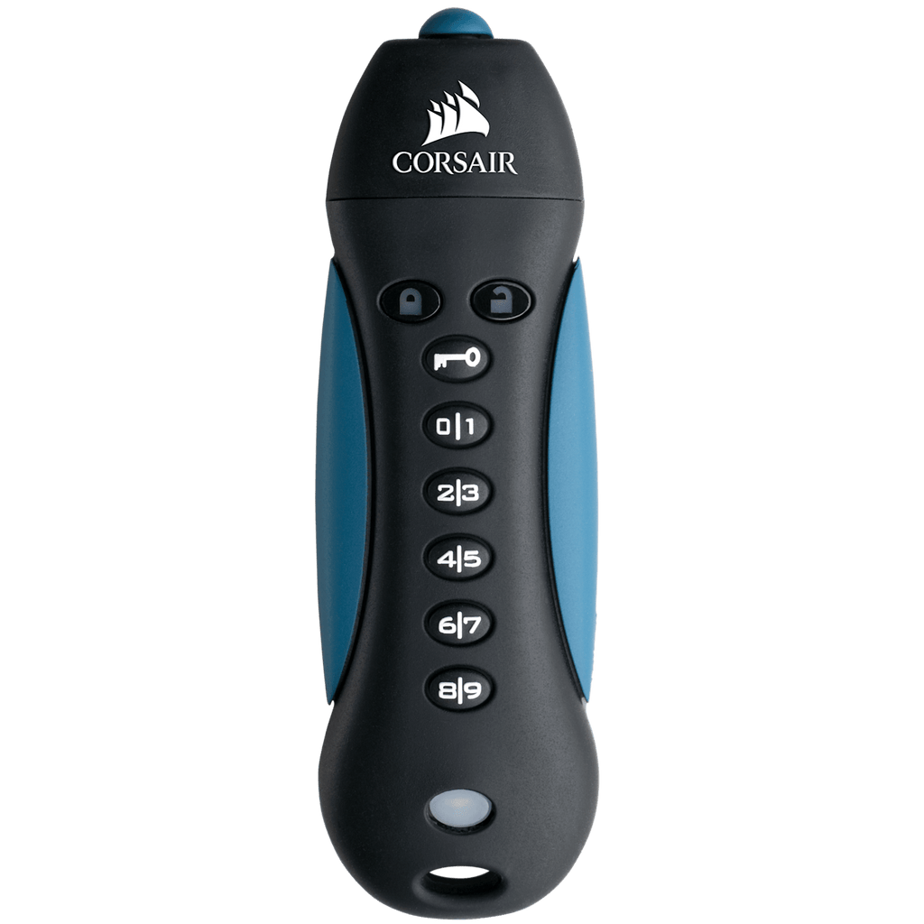 Corsair Padlock unidad flash USB 256 GB USB Tipo A 3.2 Gen 1 Negro, Azul