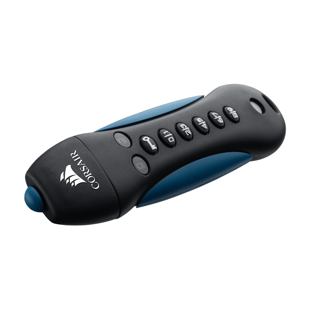 Corsair Padlock unidad flash USB 256 GB USB Tipo A 3.2 Gen 1 Negro, Azul
