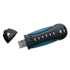 Corsair Padlock unidad flash USB 256 GB USB Tipo A 3.2 Gen 1 Negro, Azul