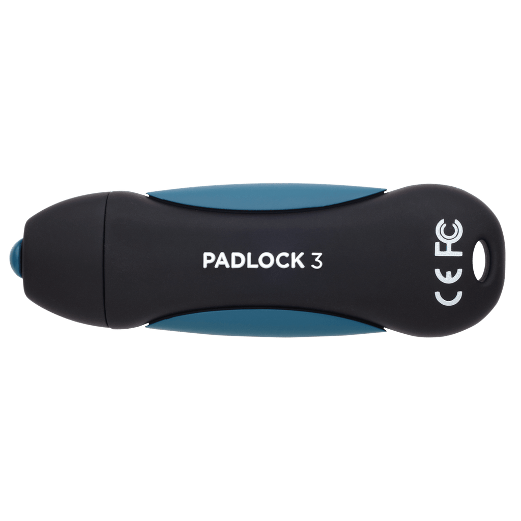 Corsair Padlock unidad flash USB 256 GB USB Tipo A 3.2 Gen 1 Negro, Azul