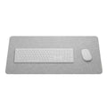 Alfombrilla de fieltro gris claro con gris - pestaña 73X37CM