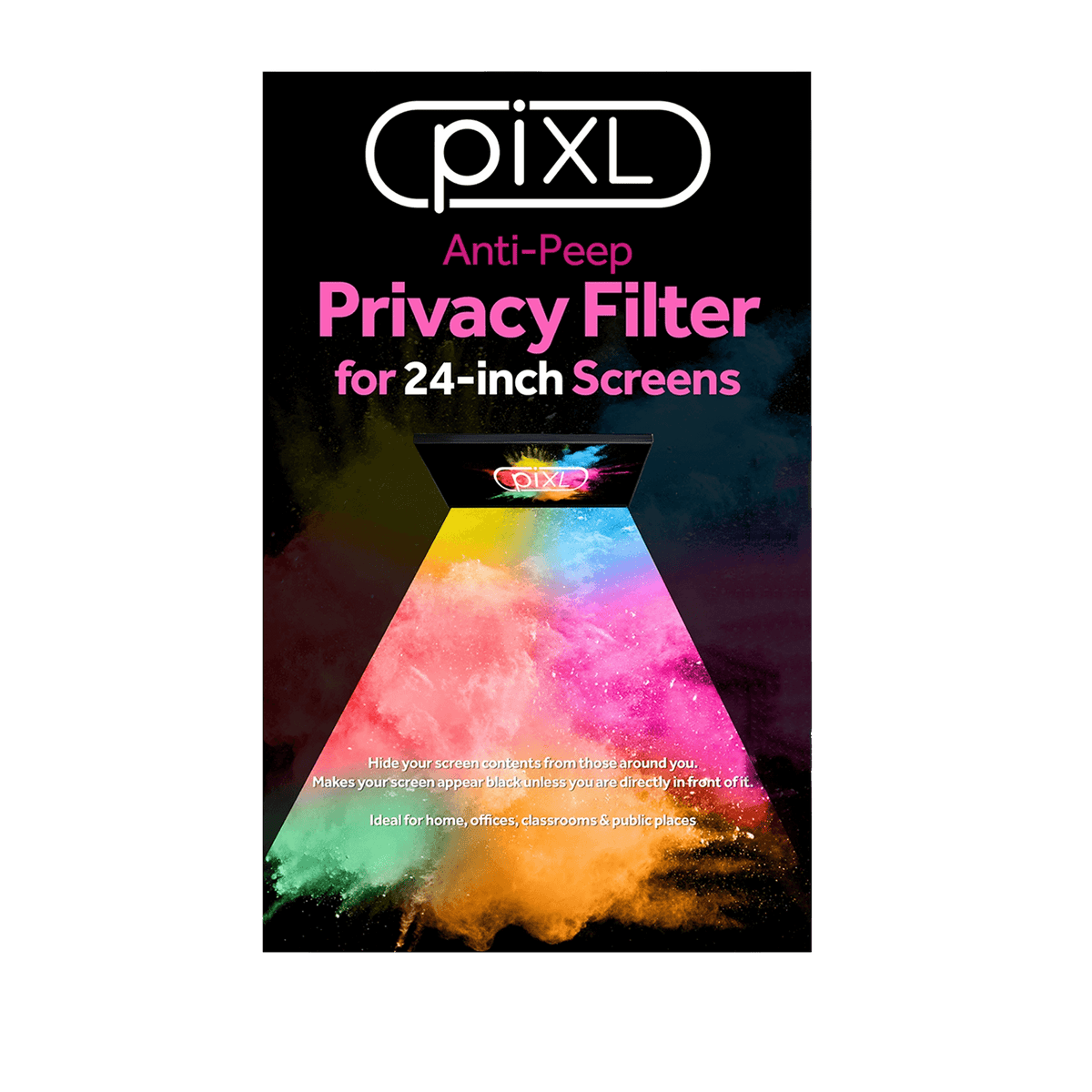 Filtro de privacidad para monitor de 24 pulgadas piXL, antirreflejos, antiespía