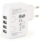EnerGenie EG-U4AC-02 cargador para dispositivos móviles Universal blanco AC
