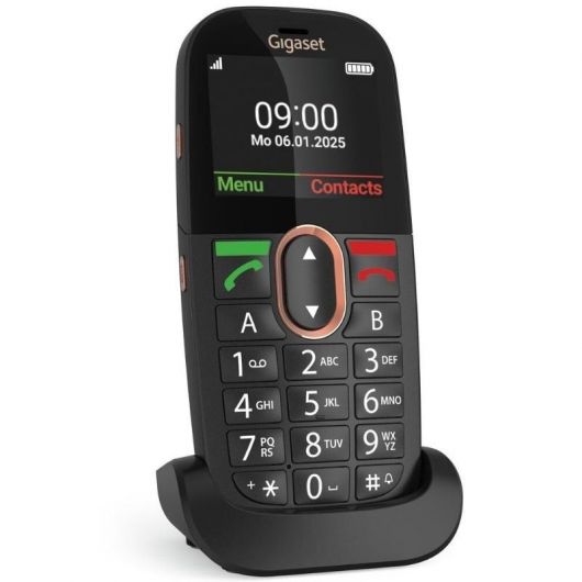 Teléfono Móvil Gigaset GL695 para Personas Mayores/ 4G/ Negro (2)