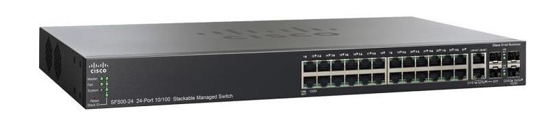 Cisco SF500-24P 10/100 POE de 24 puertos SF500-24P-K9-RFB – Reacondicionado (3)
