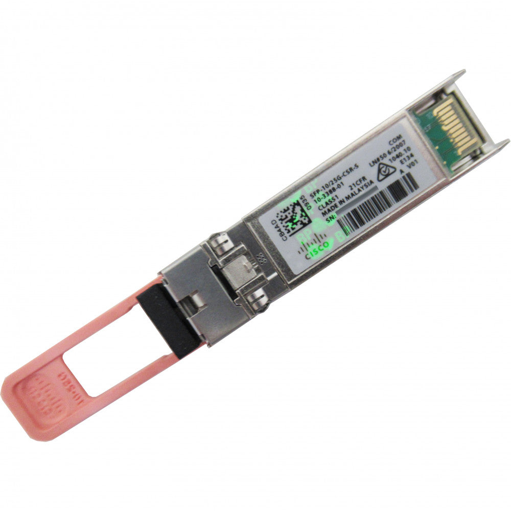 Cisco Ent Net SFP-10/25G-CSR-S= - Módulo de transceptor SFP28, 10GbE, 25GbE (2)