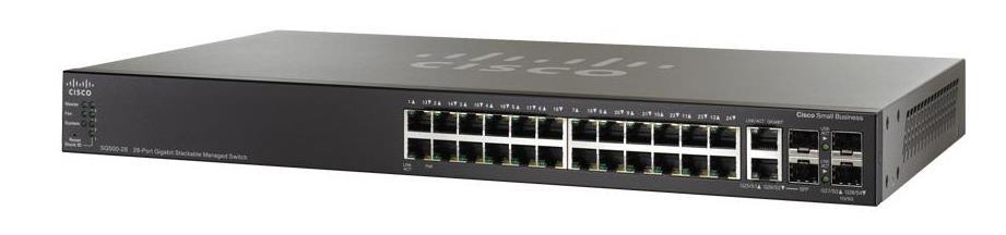 Cisco SG500-28P 28 puertos POE gestionado SG500-28P-K9-RFB – Reacondicionado