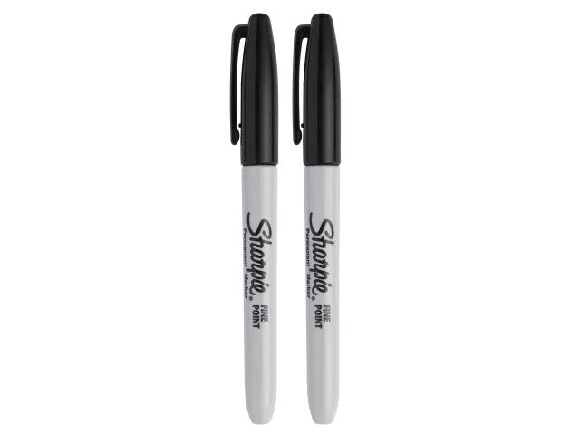 Sharpie 1985860 rotulador permanente fino negro paquete 12 blísteres dobles (2)