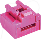Bloqueador de puerto RJ-45 rosa 1 pieza (2)