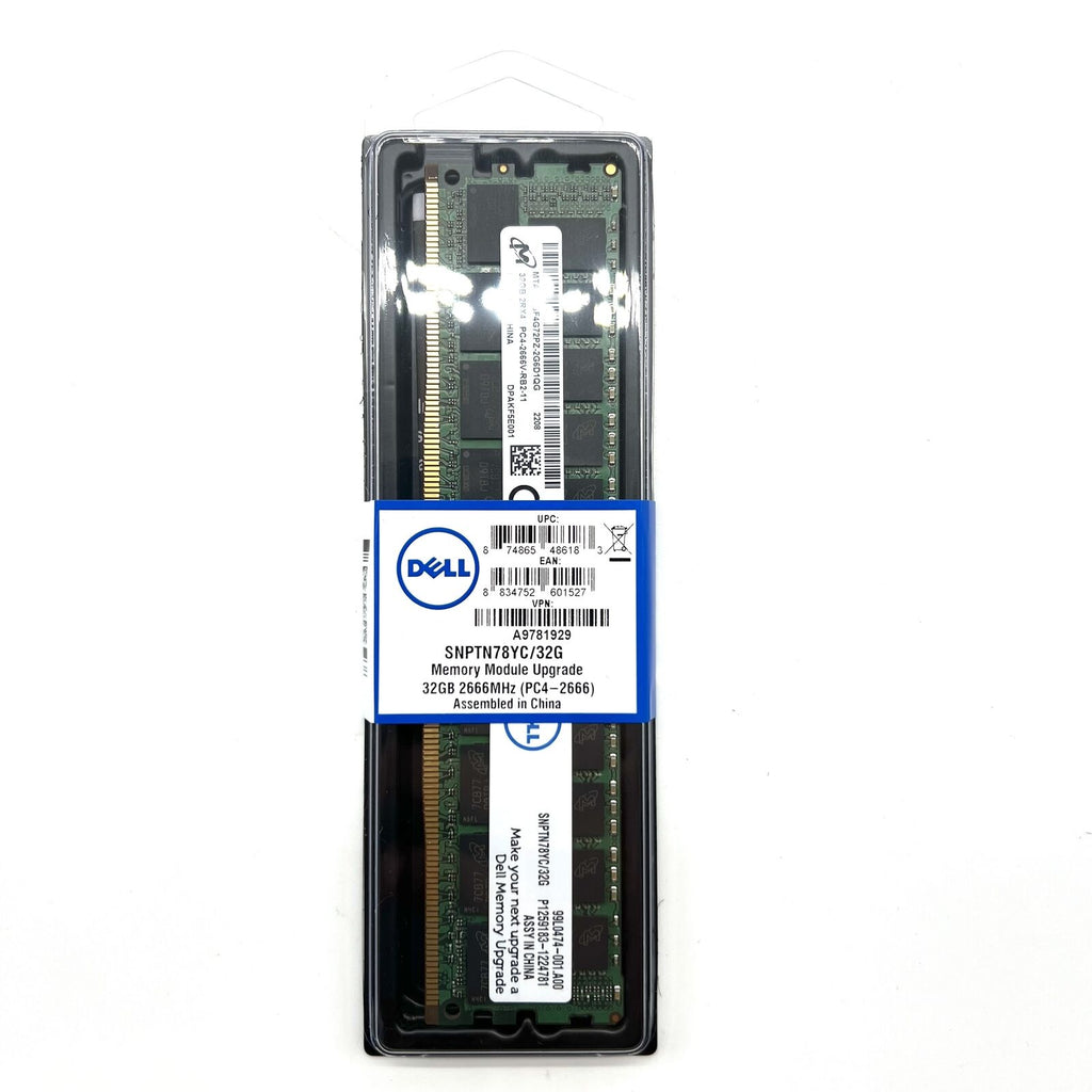 Dell 32GB 2Rx4 2666MHz DDR4 RDIMM SNPTN78YC-RFB – Reacondicionado