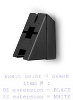 Soporte de pared universal APK/Power Pack Ergonomic Solutions SPV1108-02 negro