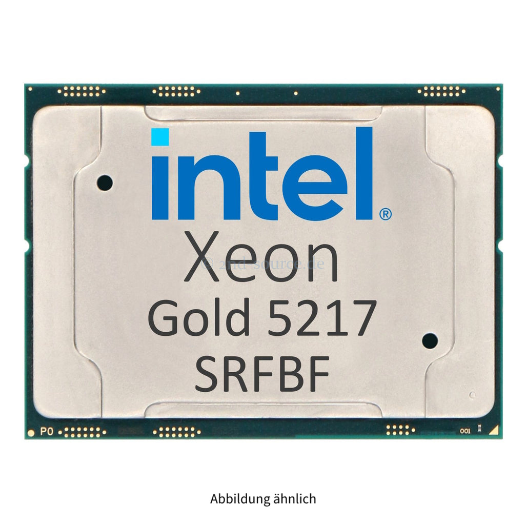 Intel Gold 5217 3.00GHz 8C 11M 115W SRFBF-RFB – Reacondicionado