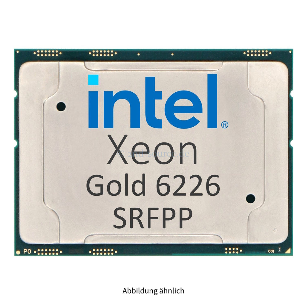 Intel Gold 6226 2.7GHz 12C 19.25MB SRFPP-RFB – Reacondicionado