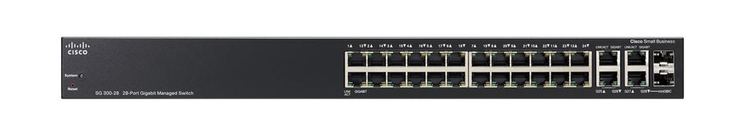 Cisco SG300-28 Gigabit de 28 puertos SRW2024-K9-RFB – Reacondicionado (2)