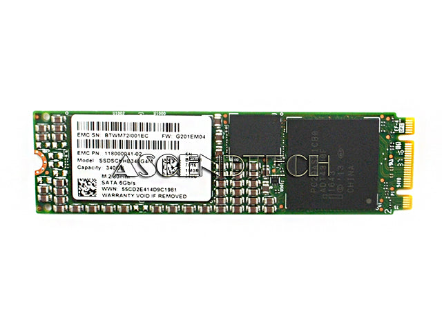 EMC 340GB SSD SATA 6G MLC M.2 SSDSCKHB340G4M-RFB – Reacondicionado (2)