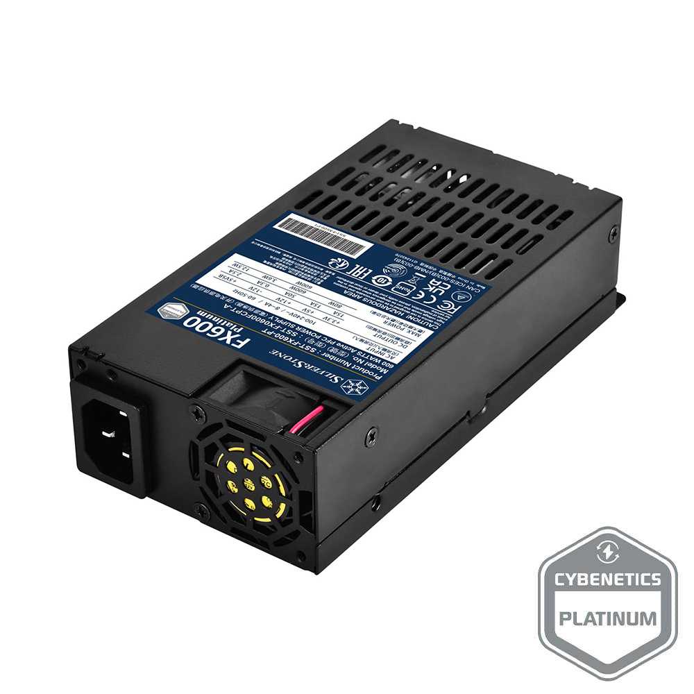 Silverstone FX600 Platinum fuente alimentación 600W 20+4 pin ATX Flex (2)