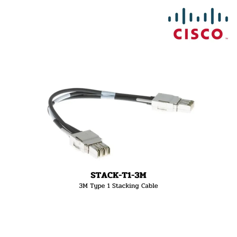 Cisco Ent Net STACK-T1-3M= Cable de apilado 3m Catalyst 3850-24 (3)