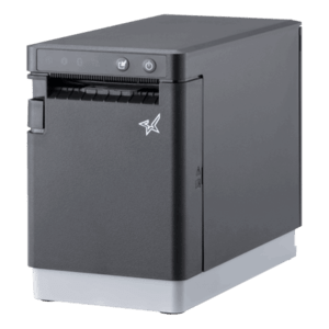 Star mC-Label2 X4, CloudPRNT, 12 puntos/mm (300 ppp), cortador, sin soporte, USB-C, BT, Ethernet, Wi-Fi, negro