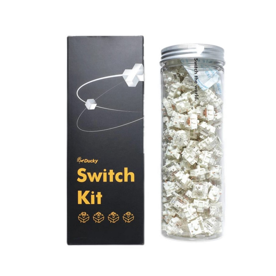 Kit de switches Ducky Gateron G Pro White 110 Pcs (2)