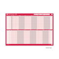 Sasco 2027 planificador anual personal pared sin montar 915 x