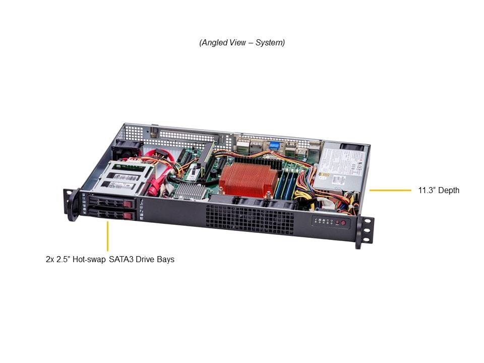 Supermicro SYS-111AD-HN2-01-G2 - Servidor, se puede montar en bastidor 1U (2)