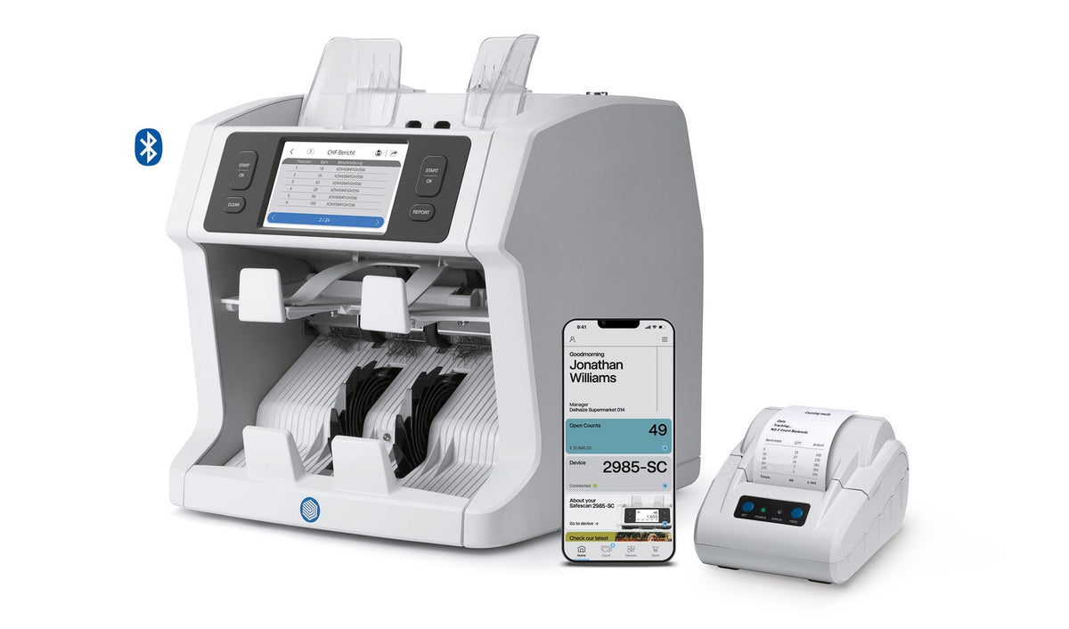 Safescan 2985-SC contadora y clasificadora de valor de billetes SmartConnect (2)
