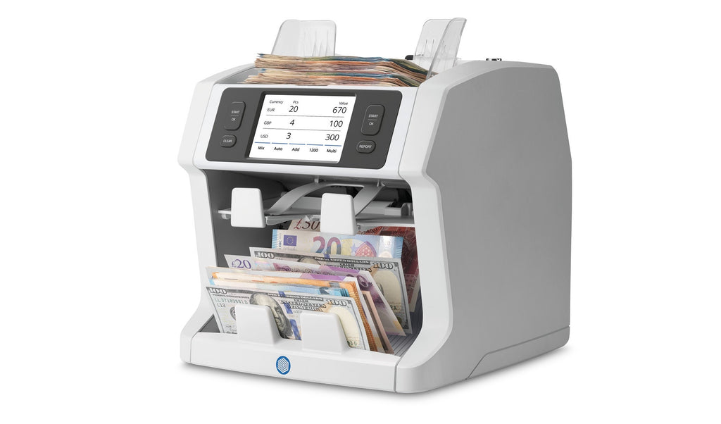 Safescan 2985-SC contadora y clasificadora de valor de billetes SmartConnect