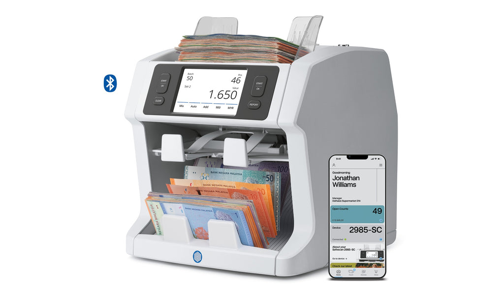 Safescan 2985-SC contadora y clasificadora de valor de billetes SmartConnect (4)