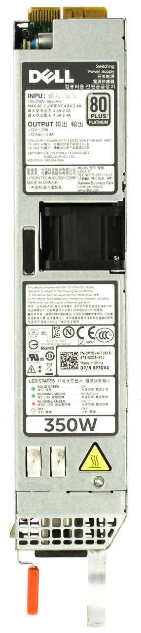 Dell 350W PSU 100-240V 50/60HZ para 0P7GV4-RFB – Reacondicionado (2)