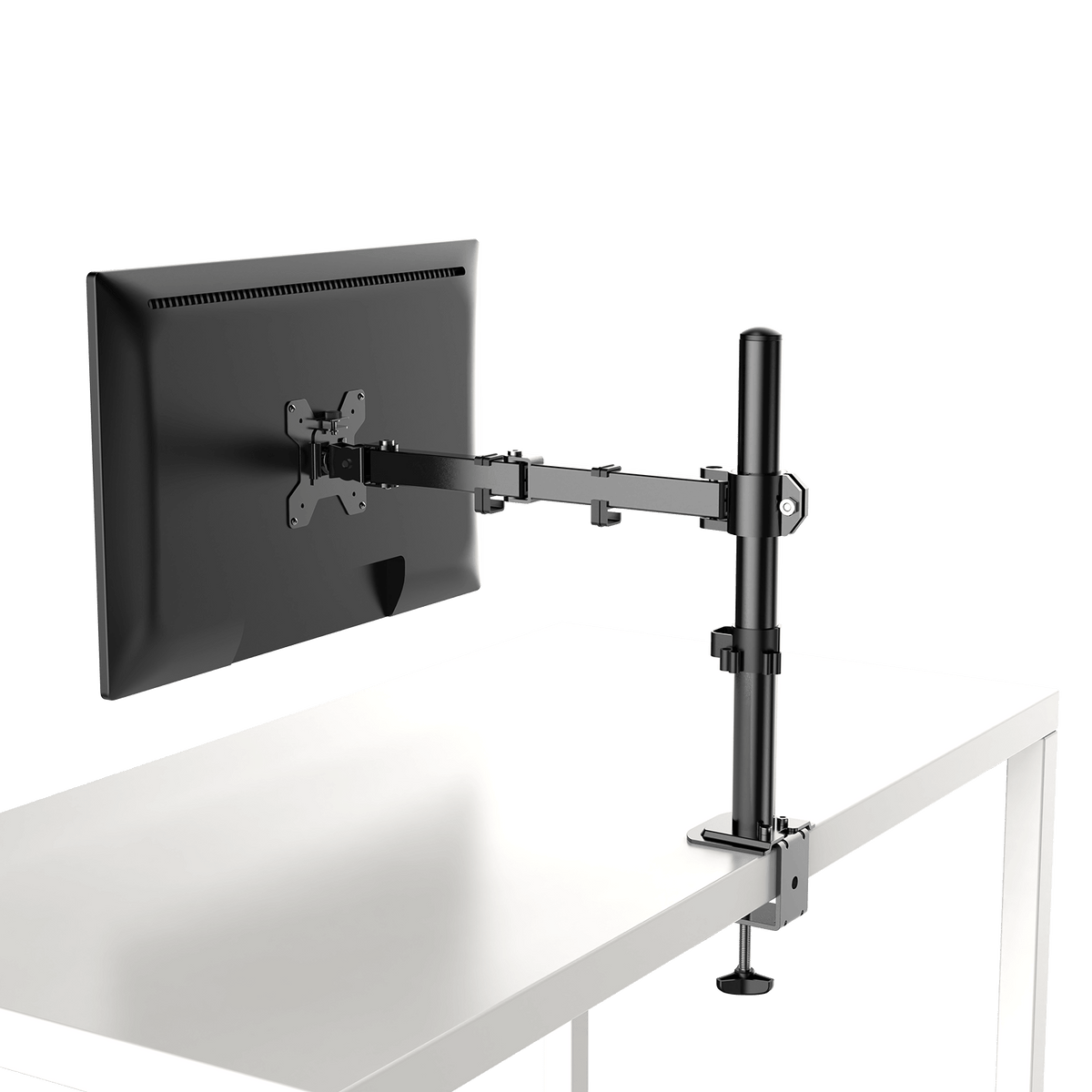 Soporte de monitor piXL Single Arm de escritorio 68,6 cm Negro