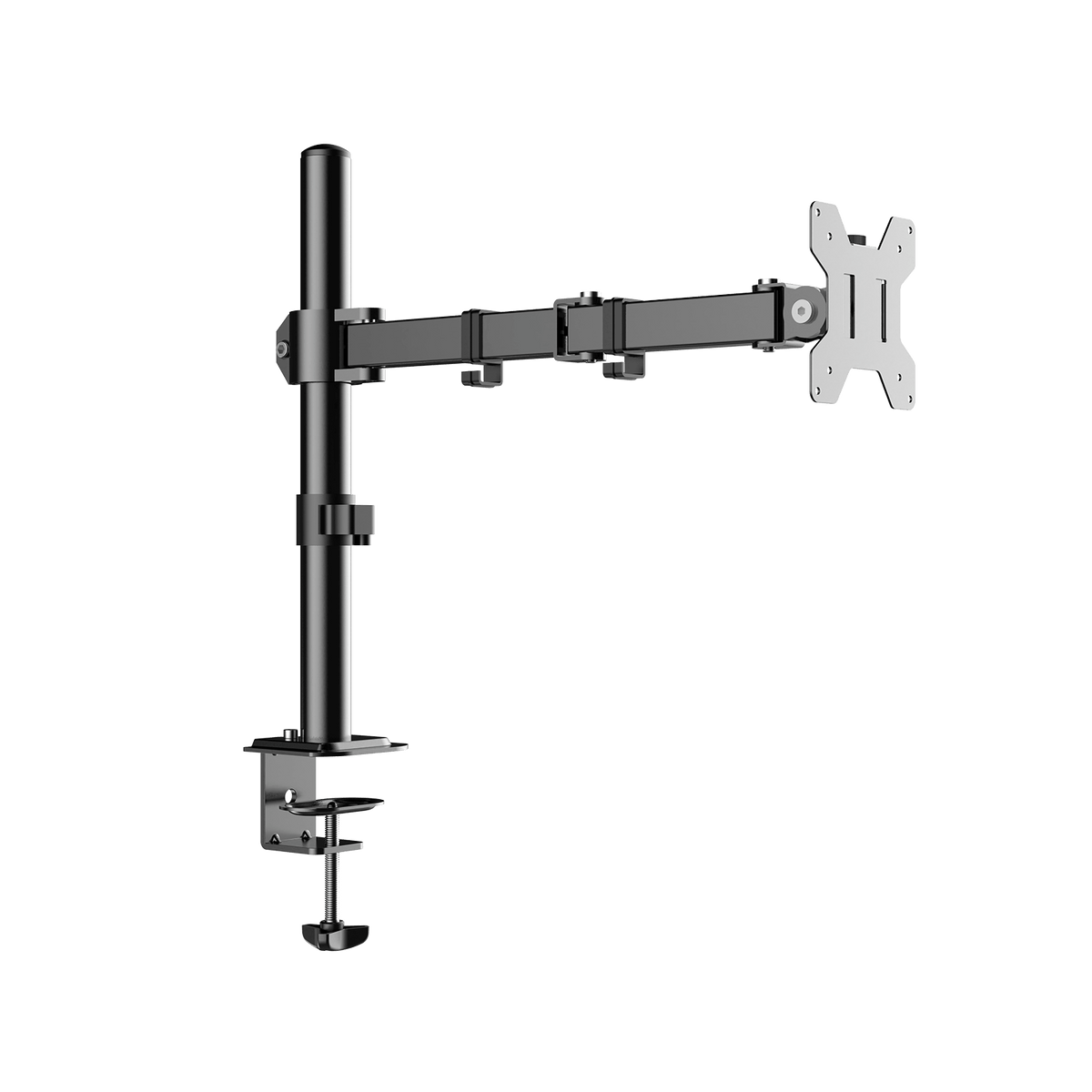Soporte de monitor piXL Single Arm de escritorio 68,6 cm Negro