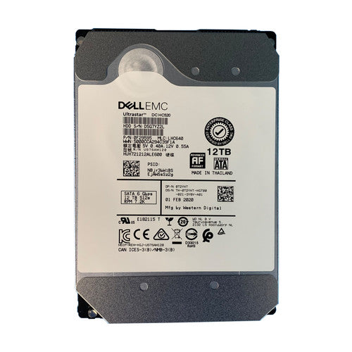 Dell 12TB 7.2K 6G 3.5INCH SATA HDD T2YHT-RFB – Reacondicionado (4)
