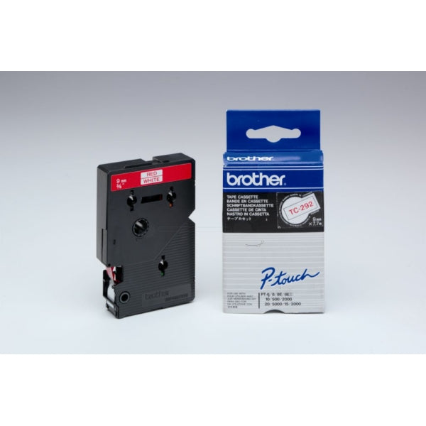 Brother TC292 Blanco rojo Rollo 1 uds cinta (4)