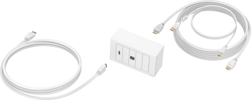 Vision TC3-PK3M - Paquete de placa frontal AV modular y cables (2)