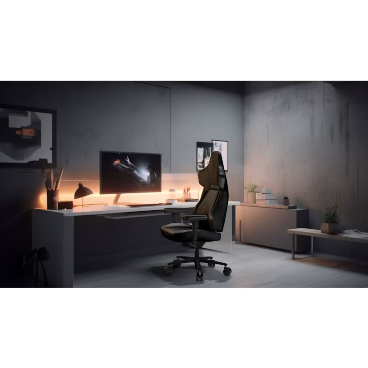 TX3 CORE Silla gaming de piel sintética - negro (3)