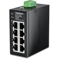 Trendnet TI-ELC80 switch de red No gestionado Fast Ethernet Negro