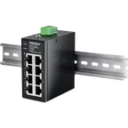 Trendnet TI-ELC80 switch de red No gestionado Fast Ethernet Negro