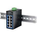 Trendnet TI-GLC80 switch de red No gestionado Gigabit Ethernet Negro