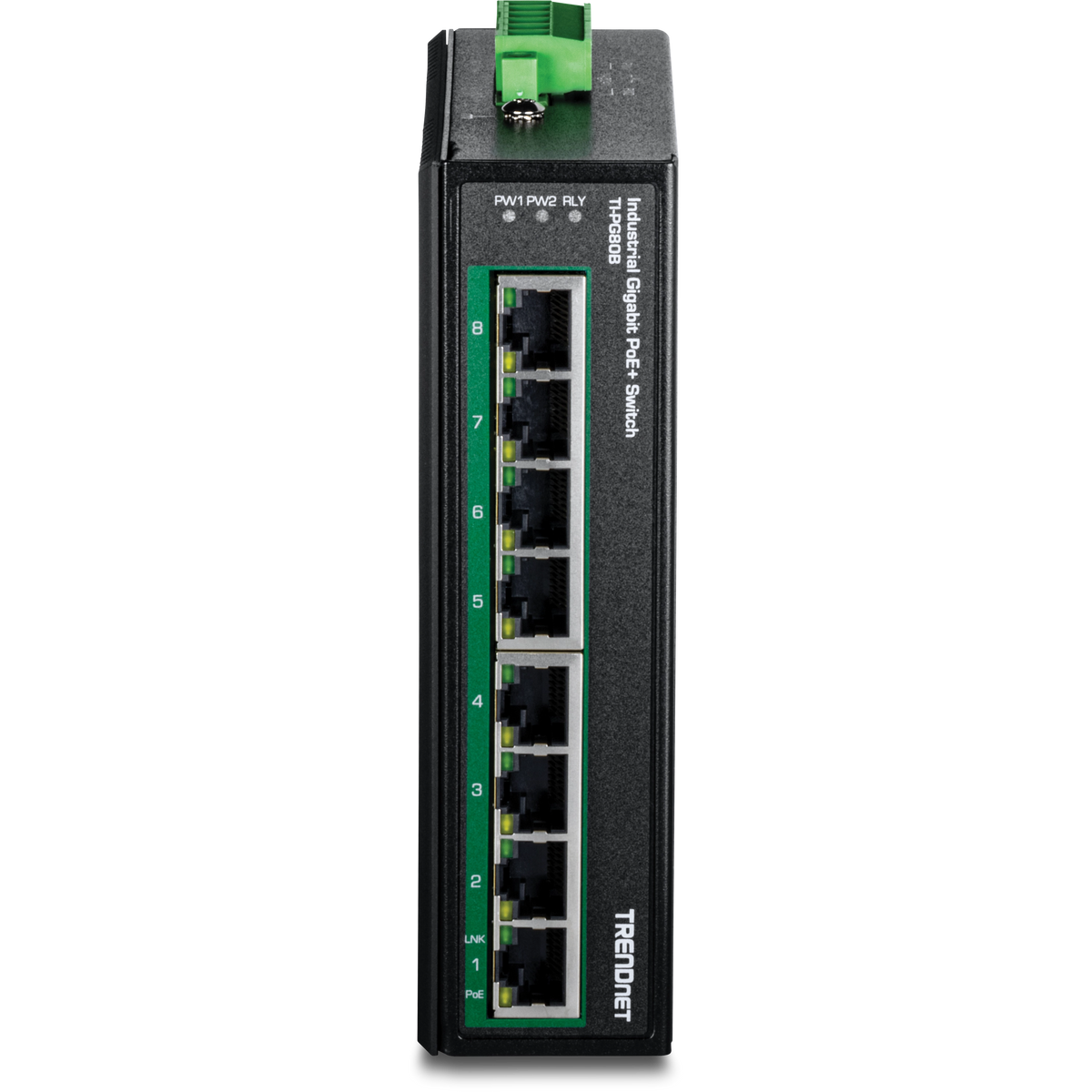 Trendnet TI-PG80B switch de red Gigabit Ethernet Alimentación por Negro