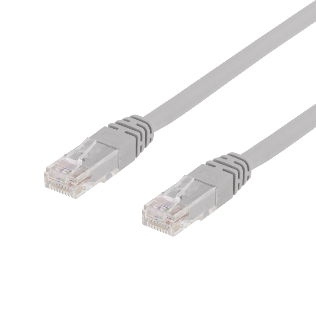 Deltaco TP-611 cable de red Gris 1.5 m Cat6 U/UTP