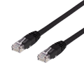 Deltaco TP-62S cable de red Negro 2 m Cat6 U/UTP