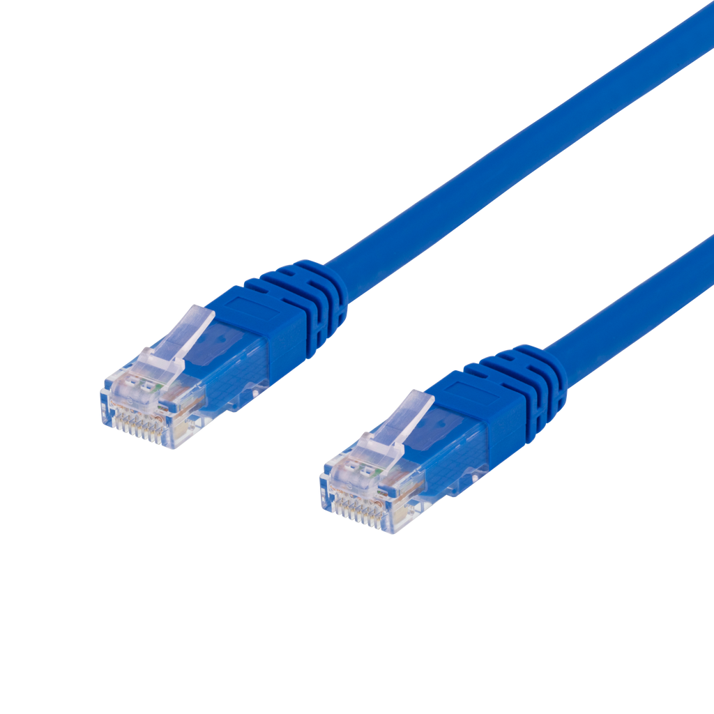 Deltaco TP-63B cable de red Azul 3 m Cat6 U/UTP (933394)
